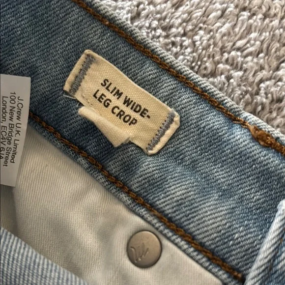 Madewell slim wide leg crop jeans - Picture 4 of 4